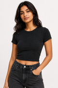 Washed Rib Baby Tee