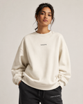 Keep Going Oversized Sweatshirt – Cream