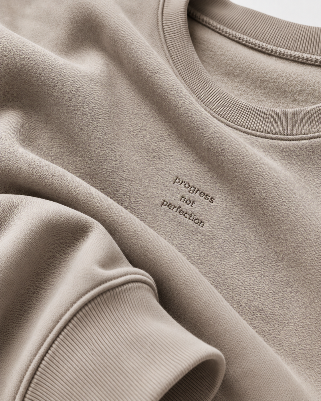 Progress Not Perfection Oversized Sweatshirt