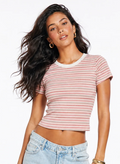 Striped Ribbed Baby Tee