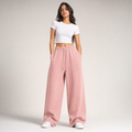 Indian woman wearing RAZE dusty pink baggy joggers
